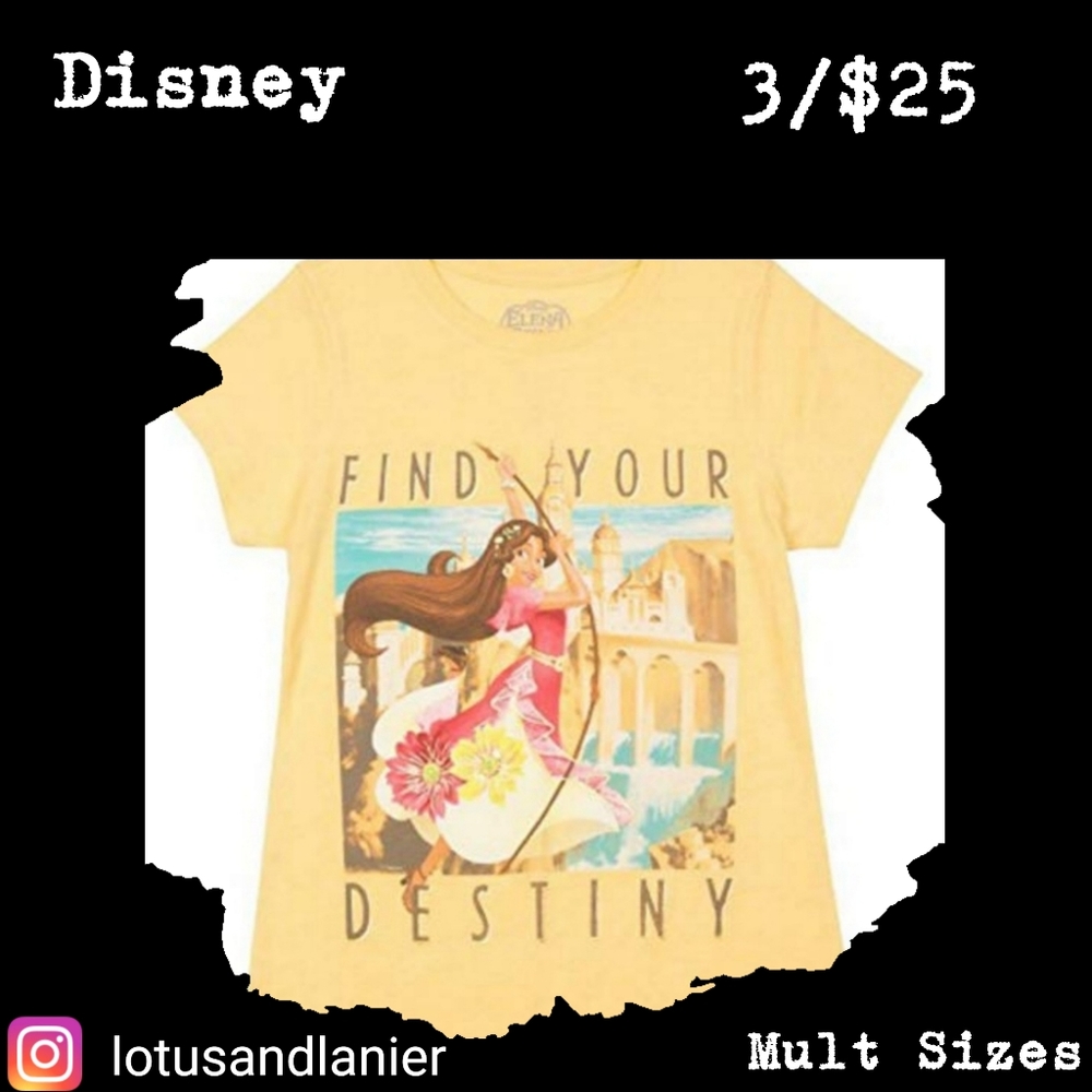 Disney Elena Avalor  Shirt Sz Small